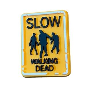 Slow Zombies The Walking Dead Croc Charm